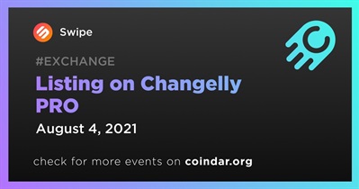 Listing on Changelly PRO