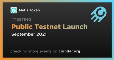 Public Testnet Launch