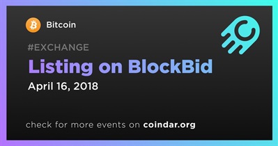 Listing on BlockBid
