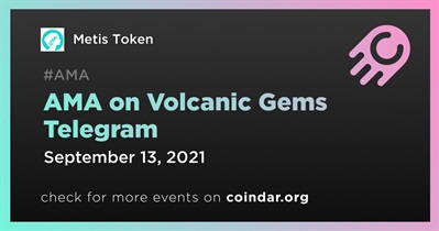 AMA on Volcanic Gems Telegram