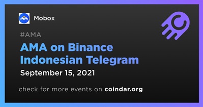 AMA on Binance Indonesian Telegram