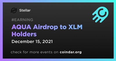 AQUA Airdrop to XLM Holders