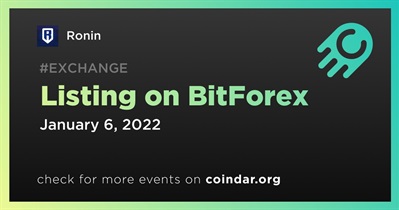 Listing on BitForex