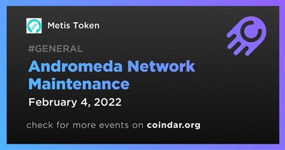 Andromeda Network Maintenance