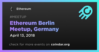 Ethereum Berlin Meetup, Germany