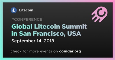 Global Litecoin Summit in San Francisco, USA