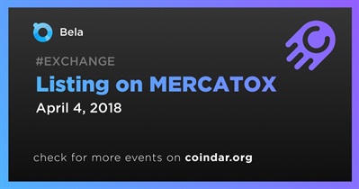 Listing on MERCATOX