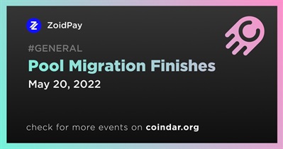 Pool Migration Finishes