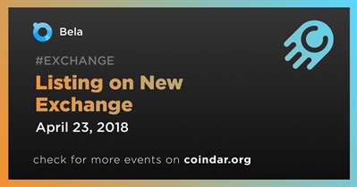 Listing on New Exchange