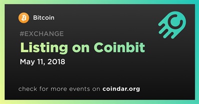 Listing on Coinbit