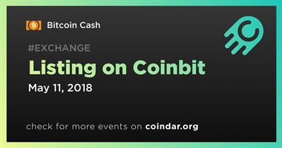 Listing on Coinbit