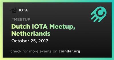 Dutch IOTA Meetup, Netherlands
