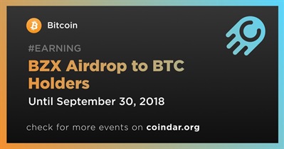 BZX Airdrop to BTC Holders
