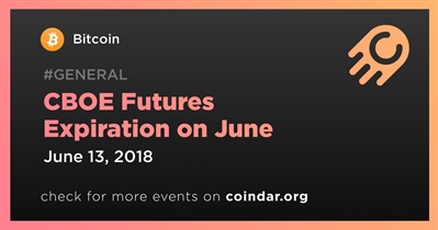 CBOE Futures Expiration on June