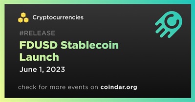 FDUSD Stablecoin Launch