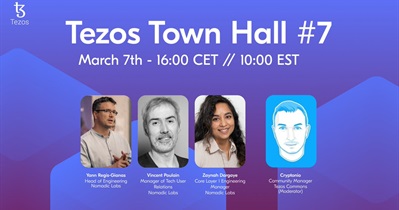 Tezos to Host Community Call on March 7th
