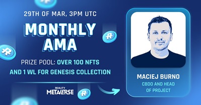 Reality Metaverse to Hold Live Stream on YouTube on March 29th