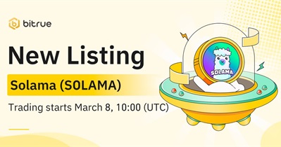 Solama to Be Listed on Bitrue on March 8th
