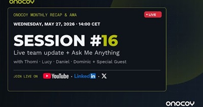 Onocoy Token to Hold Monthly Recap & AMA on May 27th