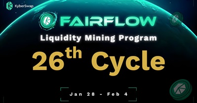 Kyber Network Crystal Launches FairFlow Liquidity Mining Cycle 26