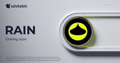 Rain to Be Listed on WhiteBIT in January