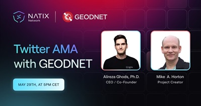 Geodnet to Hold AMA on X on May 29th
