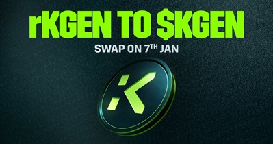KGeN to Enable rKGEN to KGEN Swap on January 7