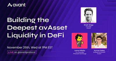 Avant USD to Hold AMA on X on November 26th