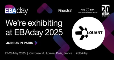 Quant to Participate in EBAday in Paris on May 27th