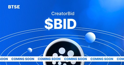 CreatorBid to Be Listed on BTSE on April 18th