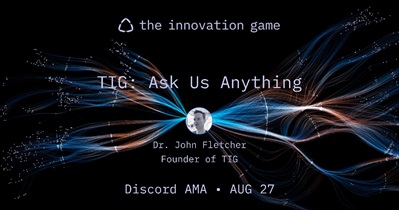 The Innovation Game to Hold AMA on Discord on August 27th