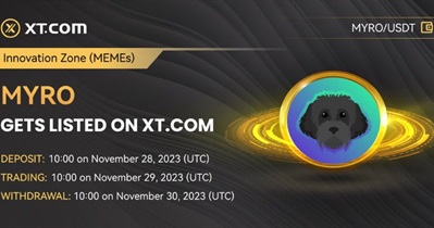 Myro to Be Listed on XT.com