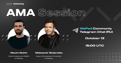 WeWay to Hold AMA on Telegram on October 13th