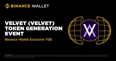Binance Wallet to Host Velvet TGE