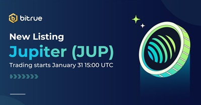 Jupiter to Be Listed on Bitrue on January 31st