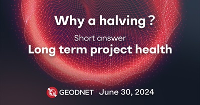 Geodnet to Hold Halving on June 30th