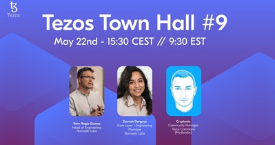 Tezos to Host Community Call on May 22nd