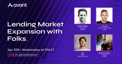 Avant USD to Hold AMA on X on April 30th