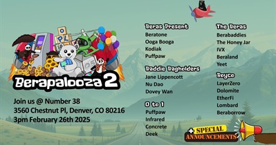Berachain BERA to Participate in Berapalooza in Denver on February 26th