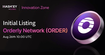 Orderly Network to Be Listed on HashKey Global on August 26th