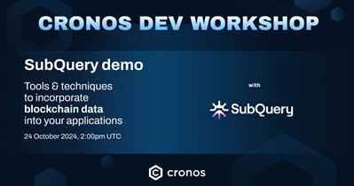 Cronos to Host Workshop on October 24th