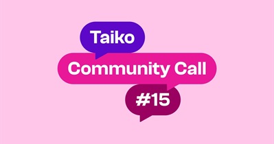 Taiko to Host Community Call on July 19th