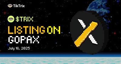 TikTrix to Be Listed on GOPAX on July 16th