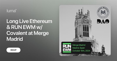 Covalent X Token to Participate in RUN EWM in Madrid on October 10th