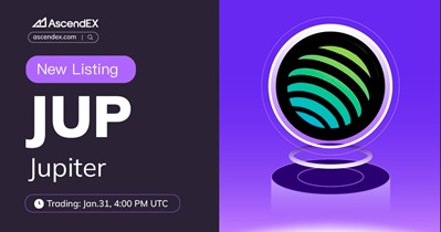 Jupiter to Be Listed on AscendEX on January 31st