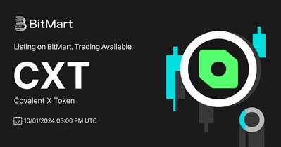 Covalent X Token to Be Listed on BitMart on October 1st