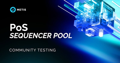 Metis Token to Launch Proof-Of-Stake Sequencer Pool on January 3rd