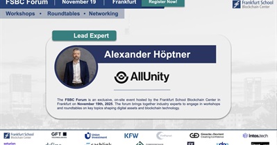 AllUnity EUR to Participate in FSBC Forum in Frankfurt on November 19th