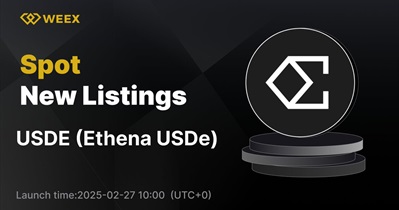 Ethena USDe to Be Listed on WEEX