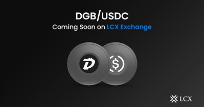New DGB/USDC Trading Pair on LCX Exchange